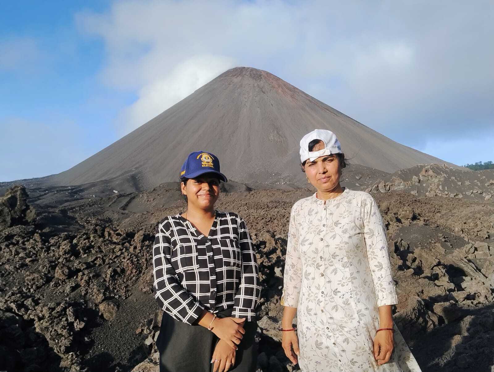 Karimnagar woman embarks on Barren Island volcano