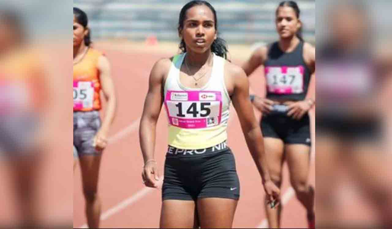 TS’ Nithya sprints to gold