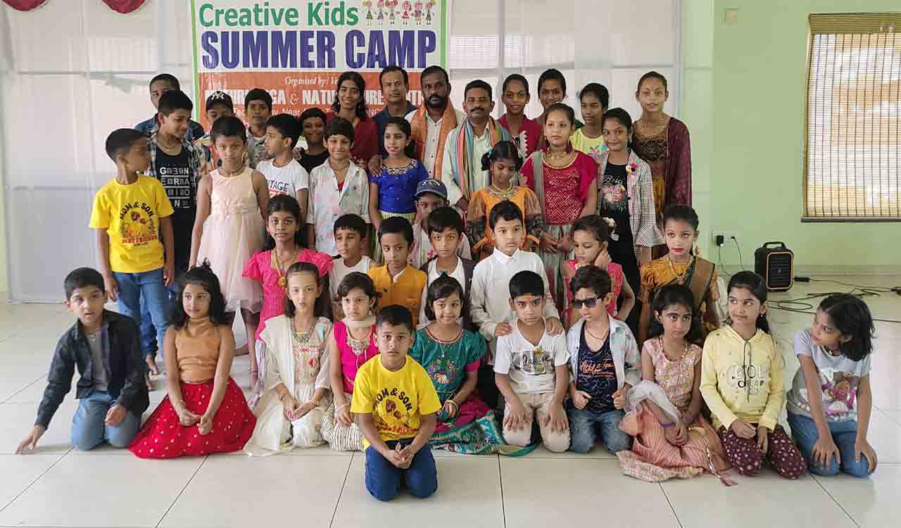 Sumer camp culminated on a colorful note in Mancherial