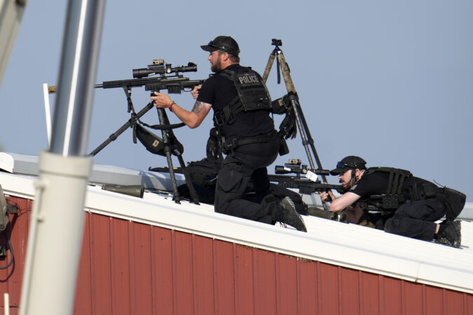 Trump shooting inident, snipers return fire afte shooting at Donald Trump rally in Butler county