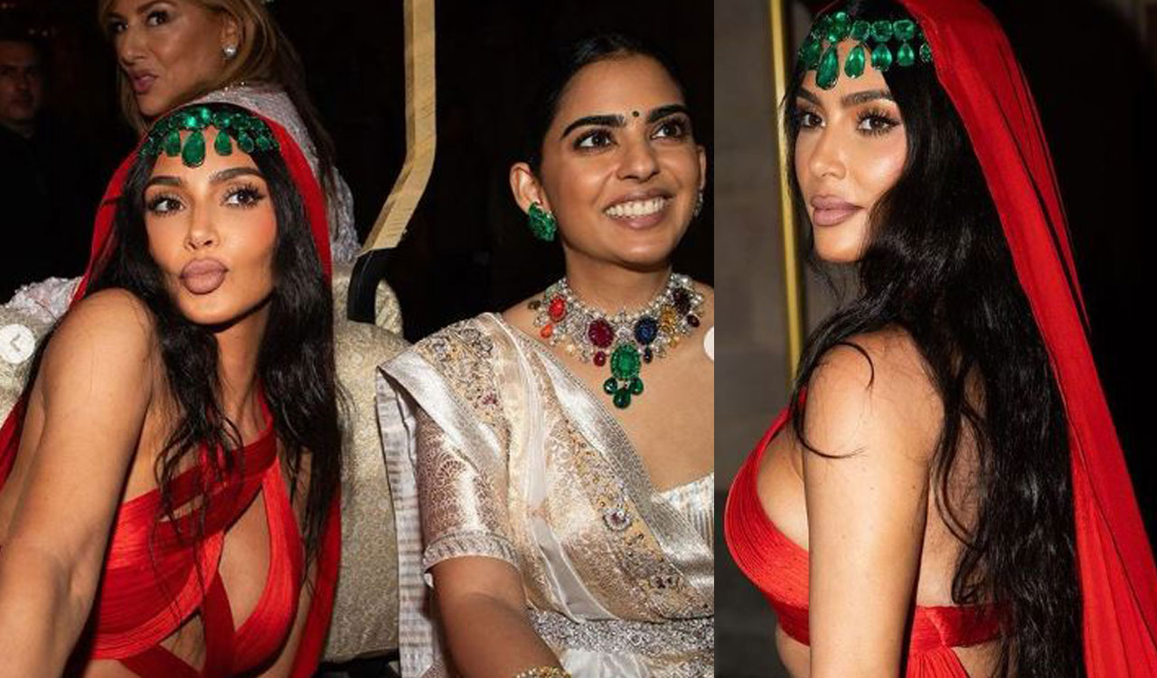 Kim Kardashian shares more pics from grand gala, writes “India has my heart”