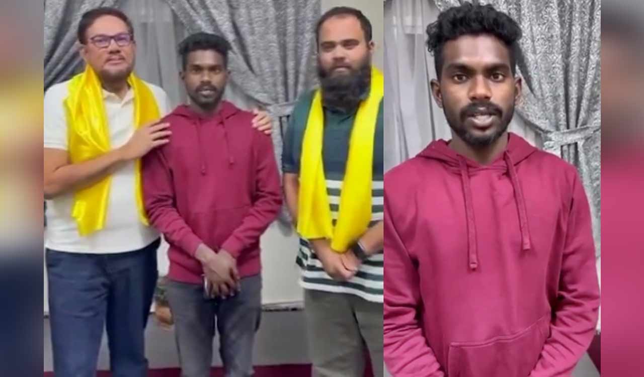Andhra man returns from Saudi Arabia with help from Minister Nara Lokesh