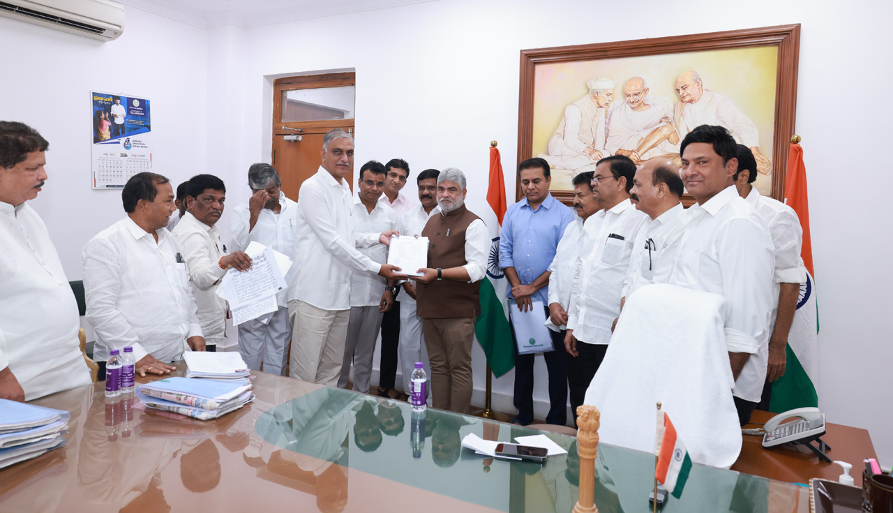 BRS meets Speaker seeking action against defectors, protocol violations