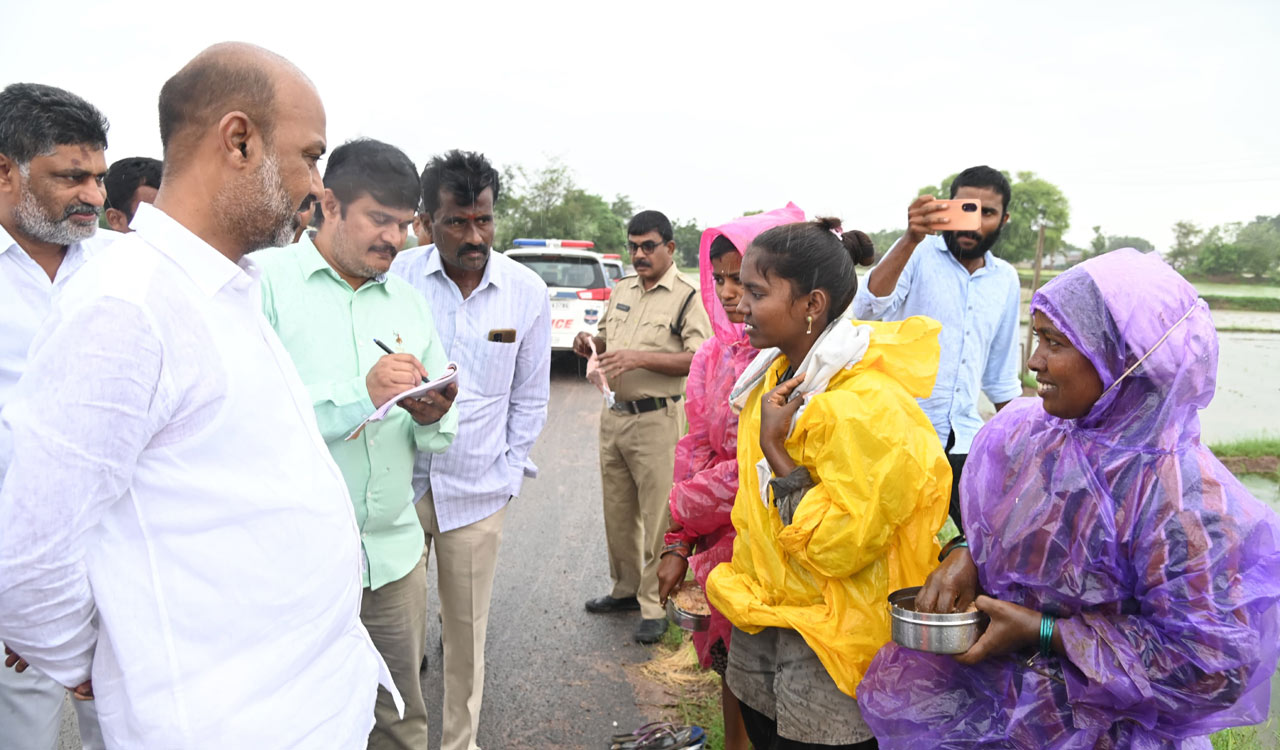 Bandi Sanjay promises to help child working in agricultural field to continue education