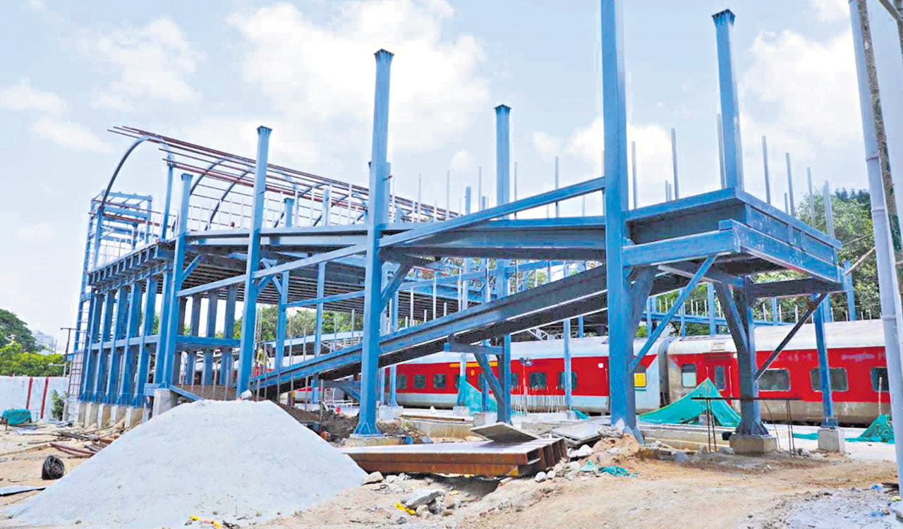 Hyderabad: Begumpet railway station development work at brisk pace