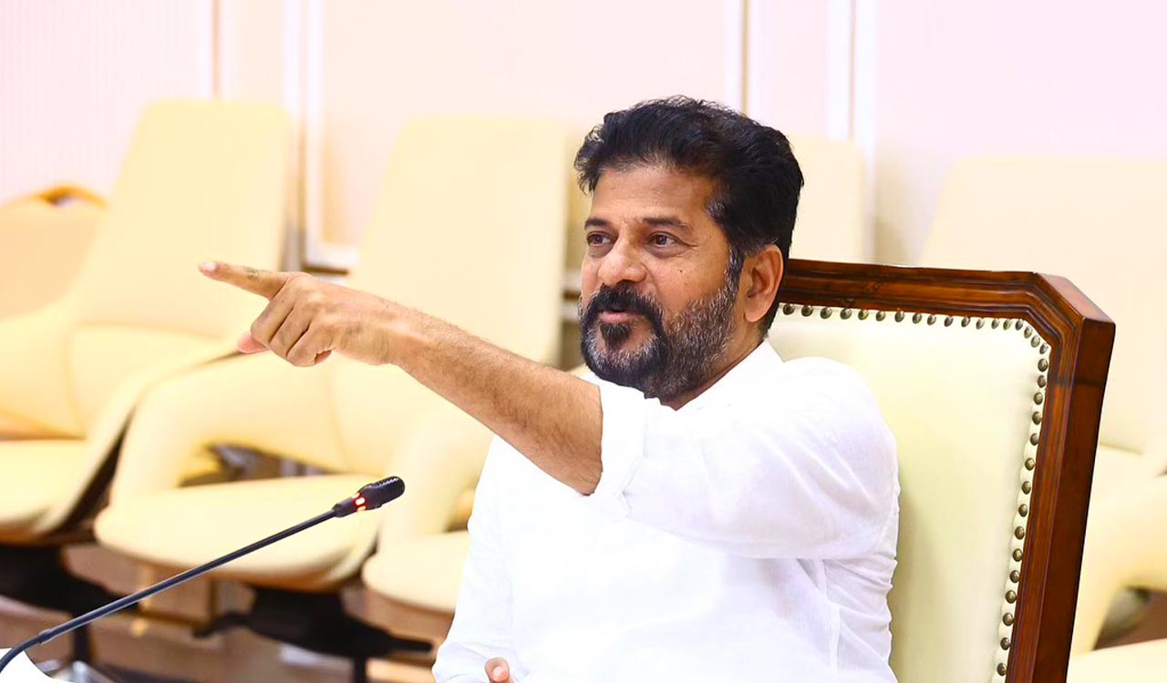 CM Revanth Reddy asks for call centre toll free number to tackle stray CM Revanth Reddy asks for call centre toll free number to tackle stray
