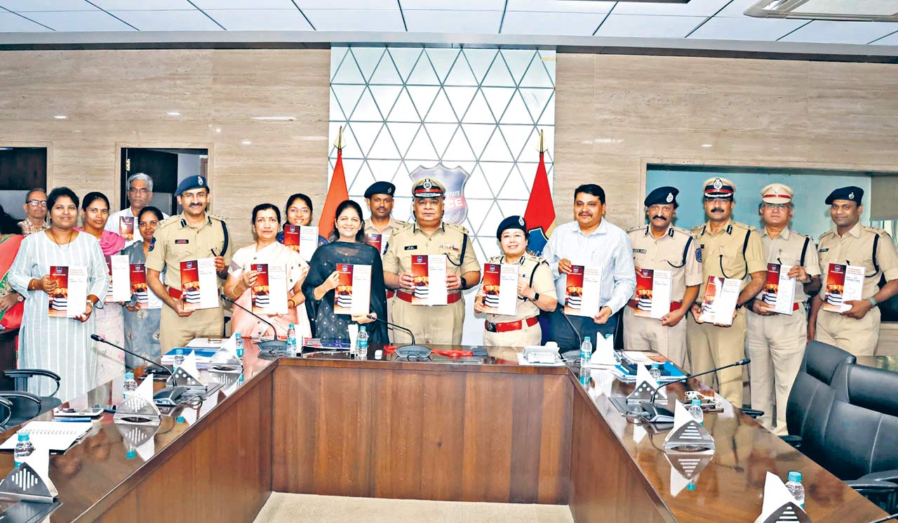 Telangana DGP Ravi Gupta releases posters on new criminal laws