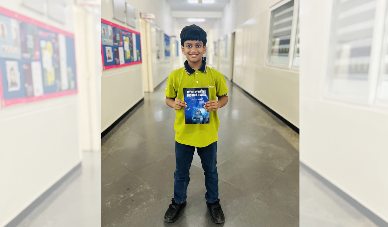 10-year-old student from Hyderabad authors fiction book