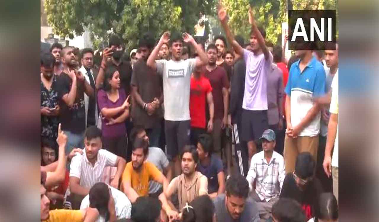 Delhi: Students protest after 3 UPSC aspirants die in flooded basement