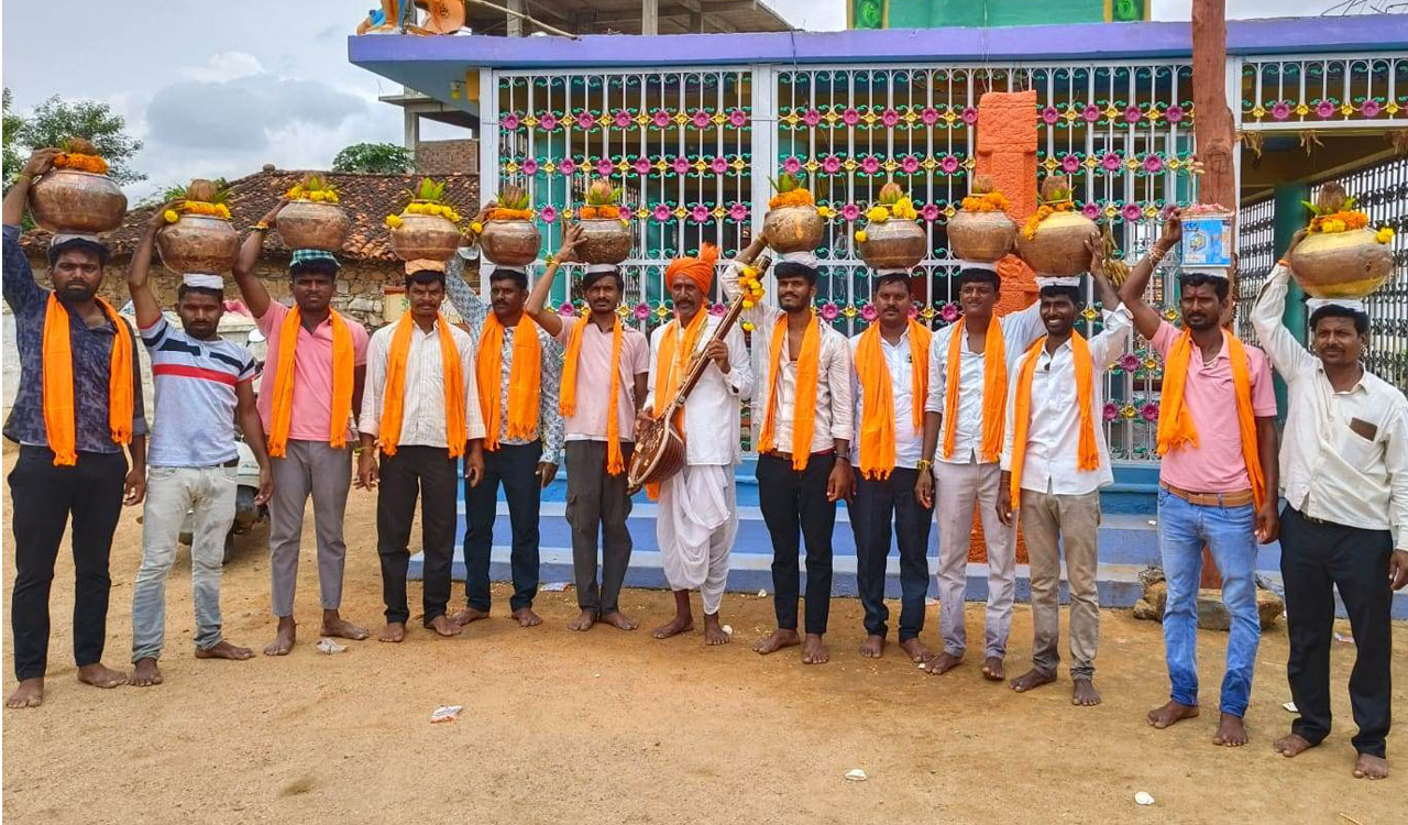 Dry monsoon: Farmers in Sangareddy go on ‘padayatra’ to appease rain gods