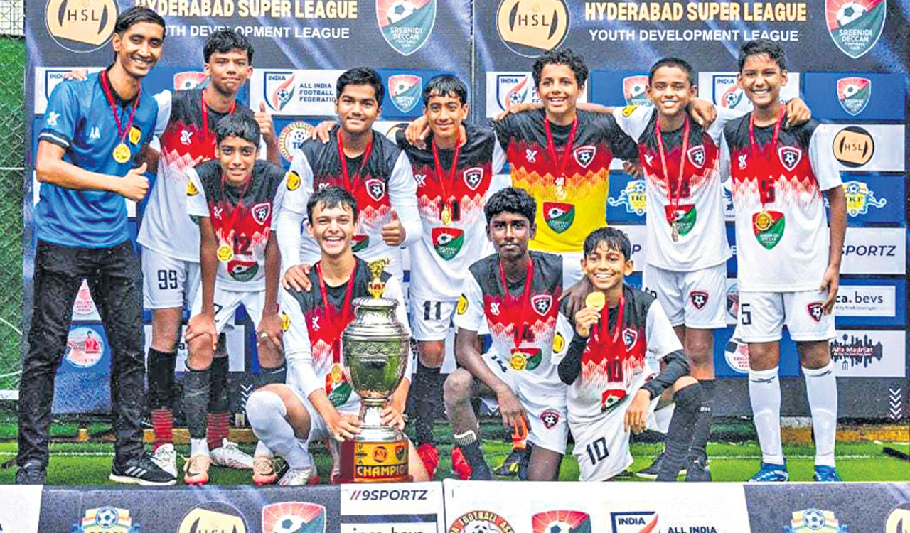 Warriors FC win Hyderabad Super League Sub-Junior S2