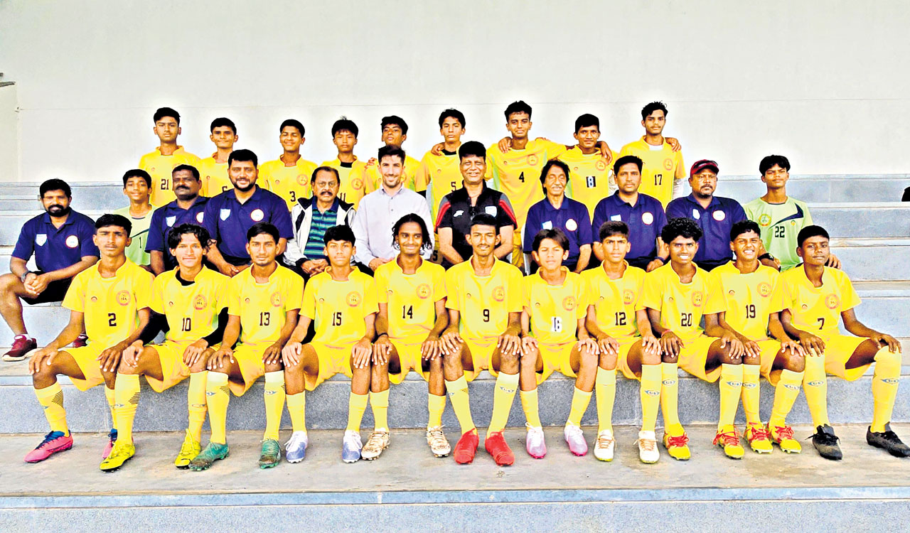 Telangana boys football team for Dr BC Roy Junior Boys nationals