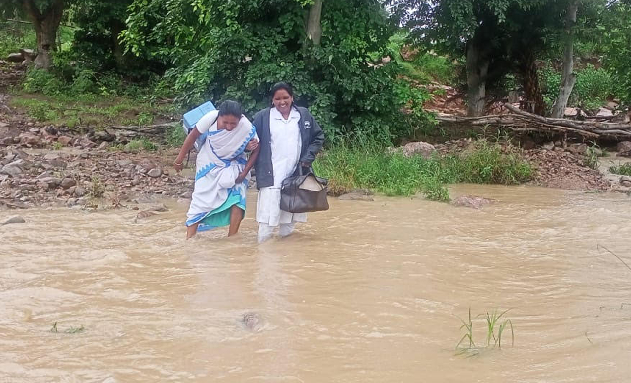 Staffers of health department risk lives to discharge duties in Adilabad