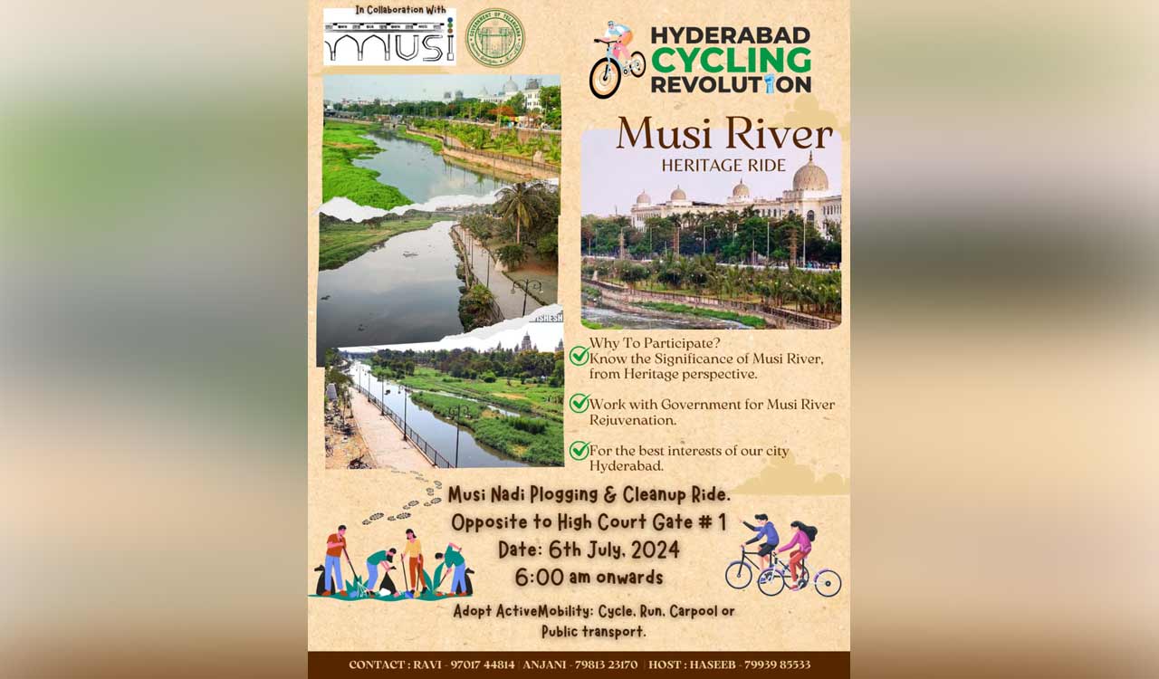 Hyderabad Cycling Revolution to host ‘Musi River Heritage Ride ...