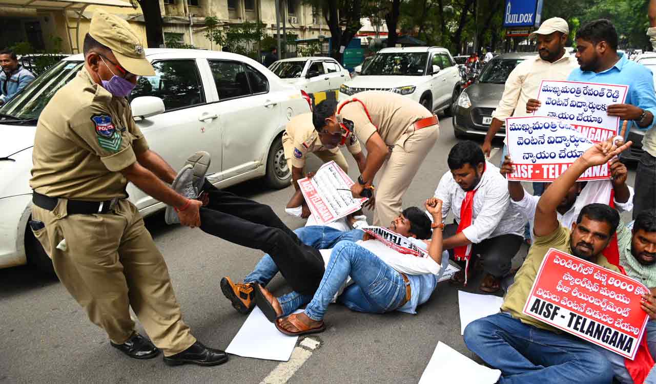 Hyderabad: Student leaders detained ahead of ‘Chalo Secretariat’ rally