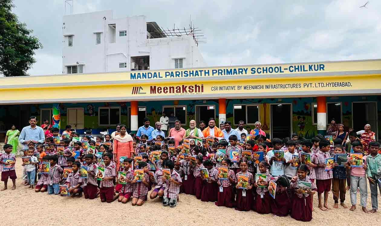 Chilkur Balaji Temple launches notebook donation drive to support primary school students