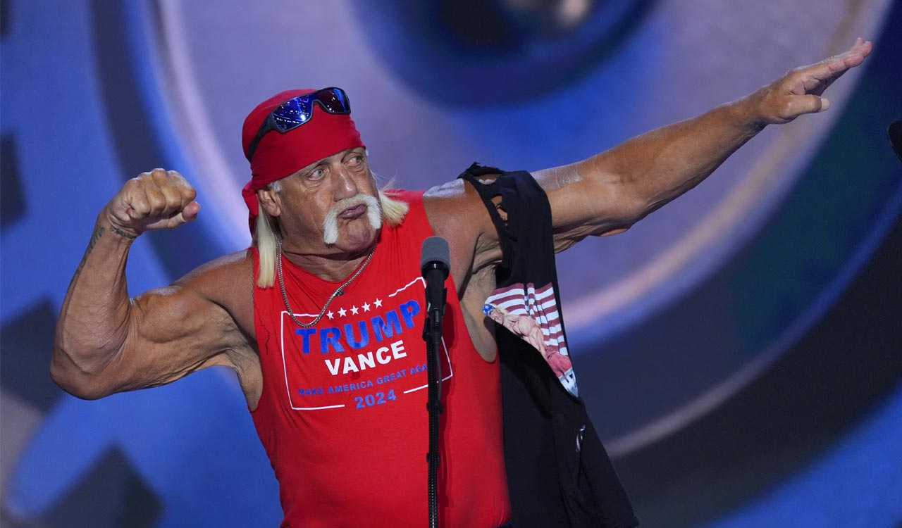 Iconic wrestler Hulk Hogan endorses Donald Trump for President