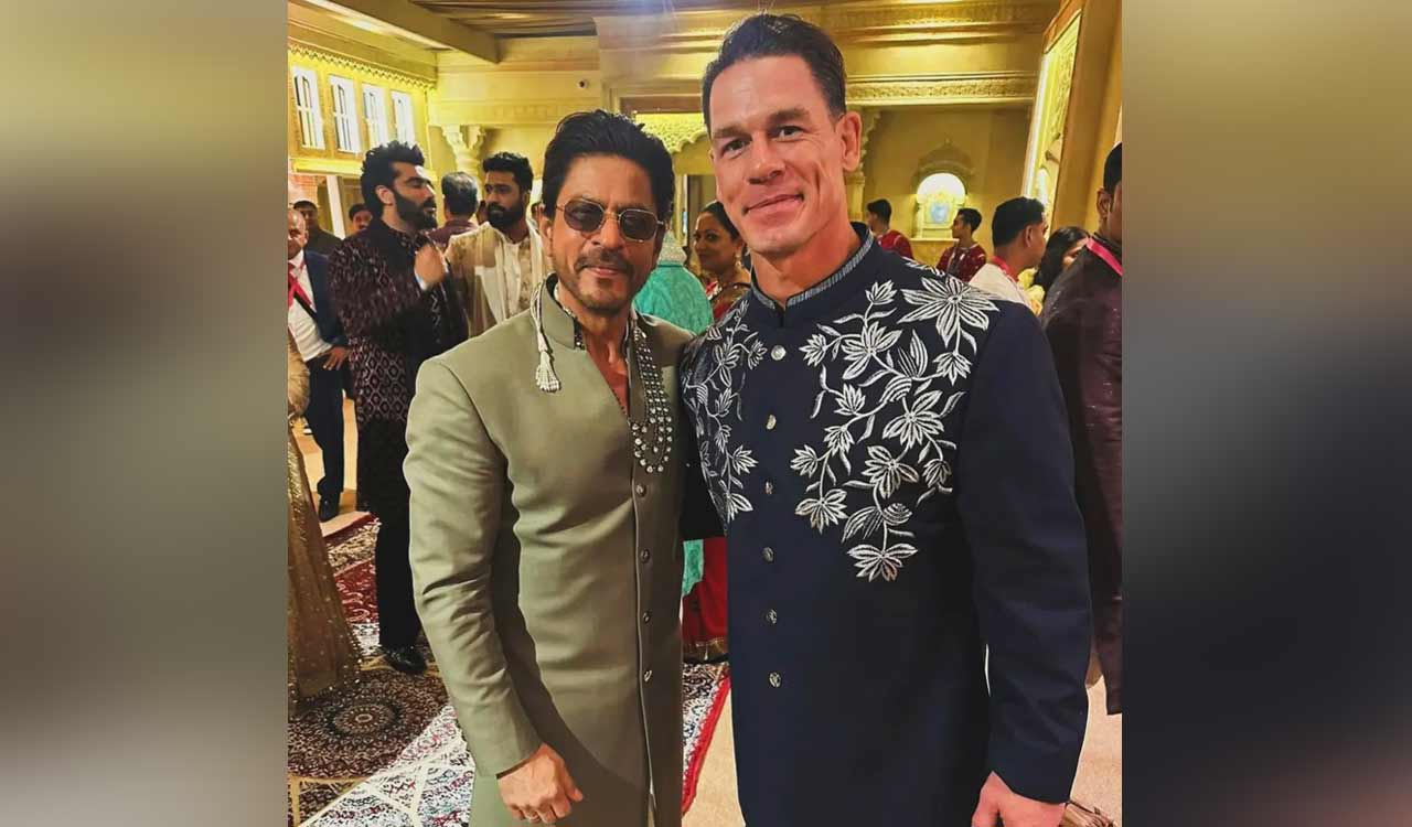 John Cena shares pic with Shah Rukh Khan, talks of actor’s “positive effect” on his life