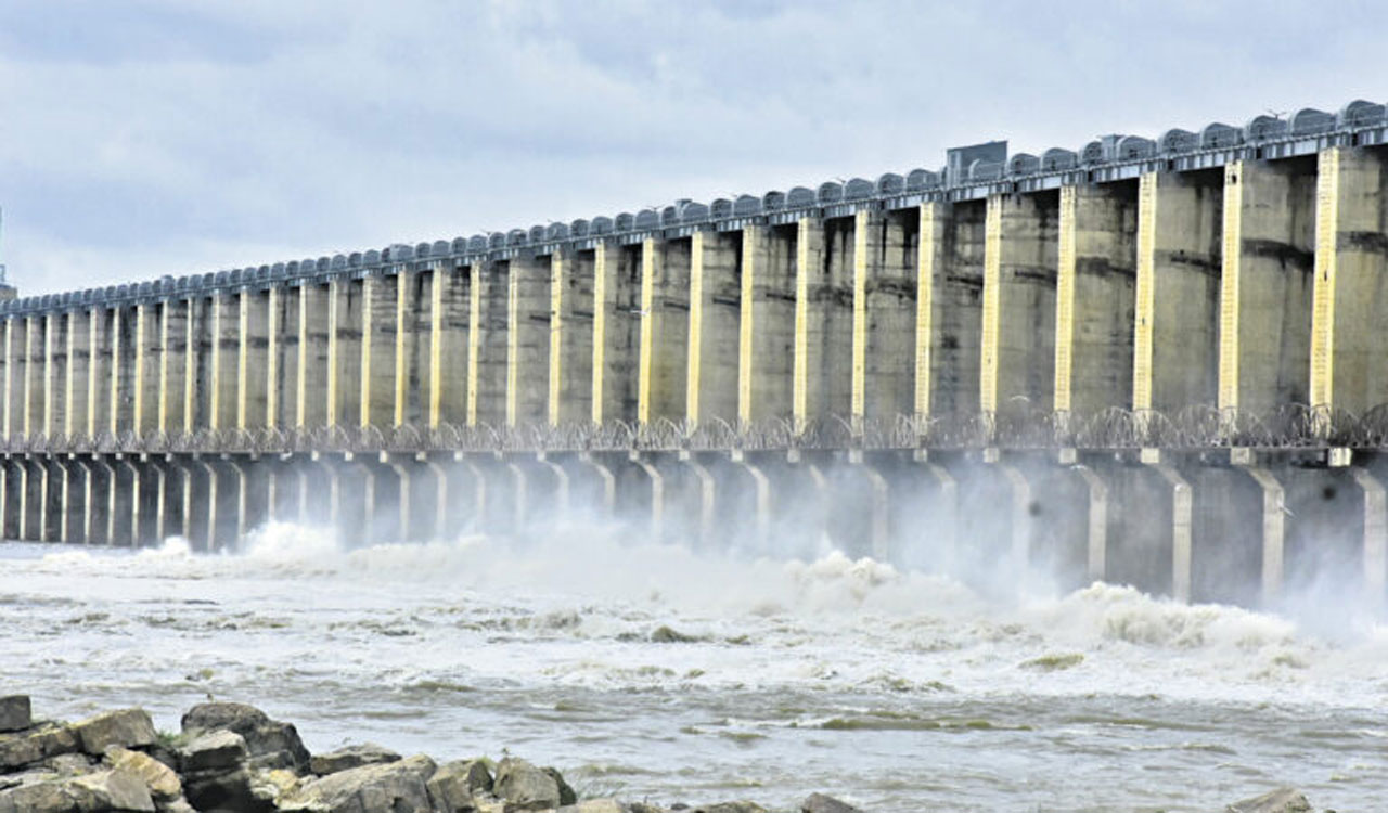 Jurala project receives steady inflows, thanks to rains in catchment areas