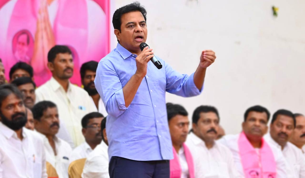 KTR Slams Congress Govt For Suppressing Protests By Job Aspirants ...