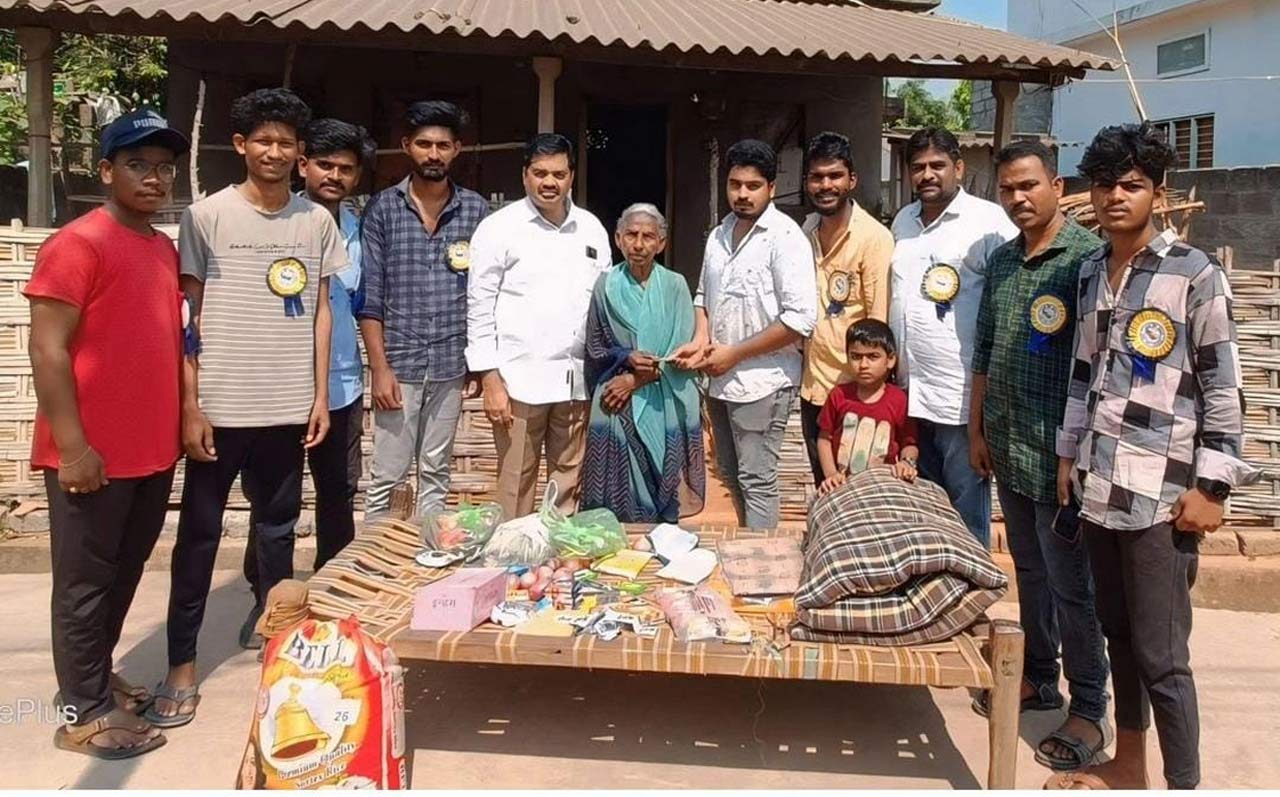 Touching lives of the needy with charitable acts, these youngsters from Khammam standout
