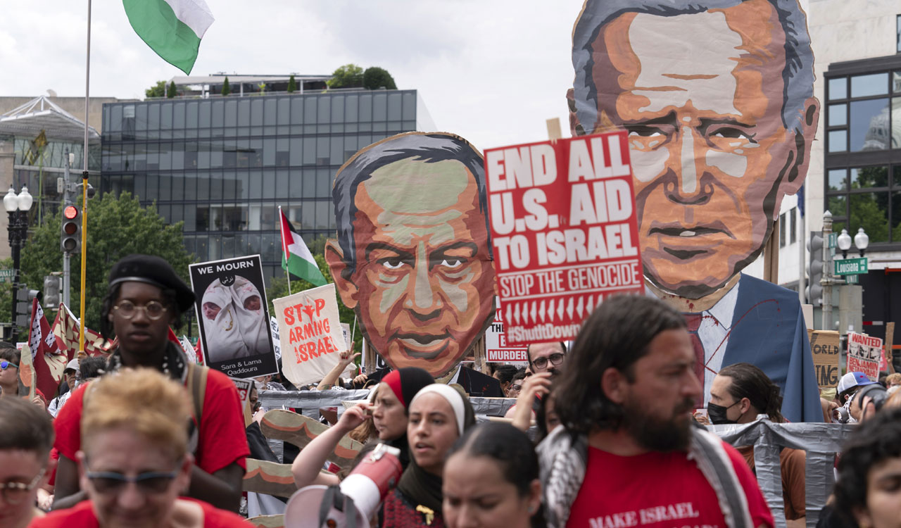 Netanyahu addresses US Congress, calls protestors “Iran’s useful idiots”