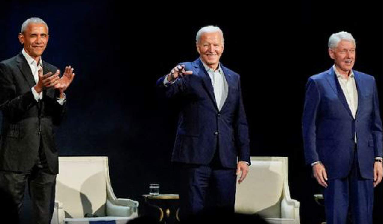 Obama and Clinton praise Biden’s impact as President