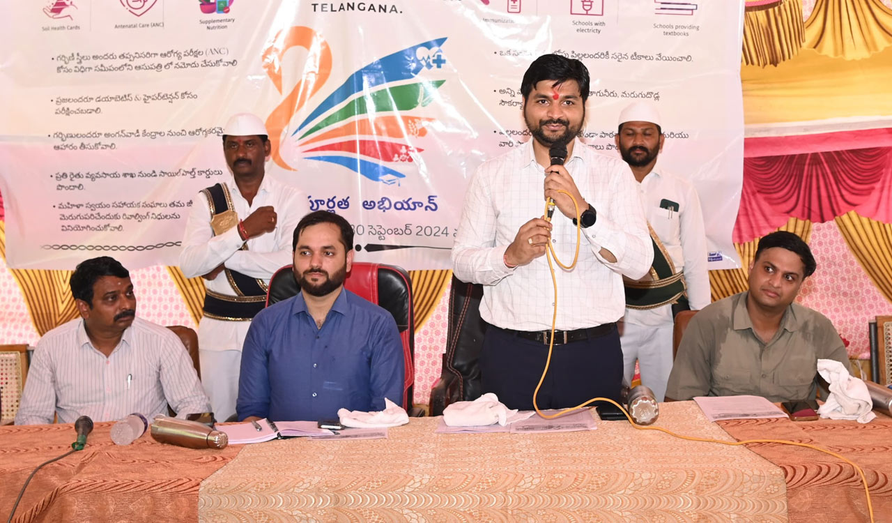 Officials asked to strive hard to put Asifabad on top in NITI Ayog Abhiyan