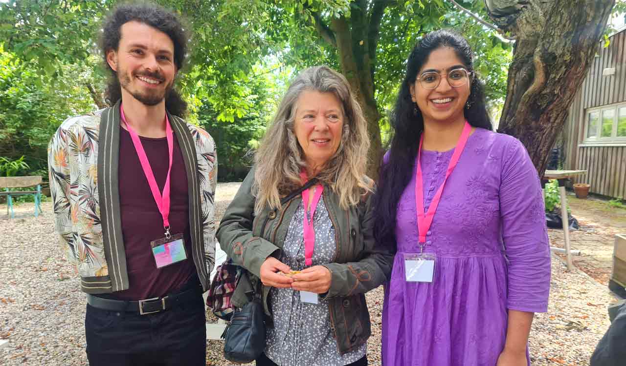 PB Vaishnavi of UoH presents paper at Utrecht University