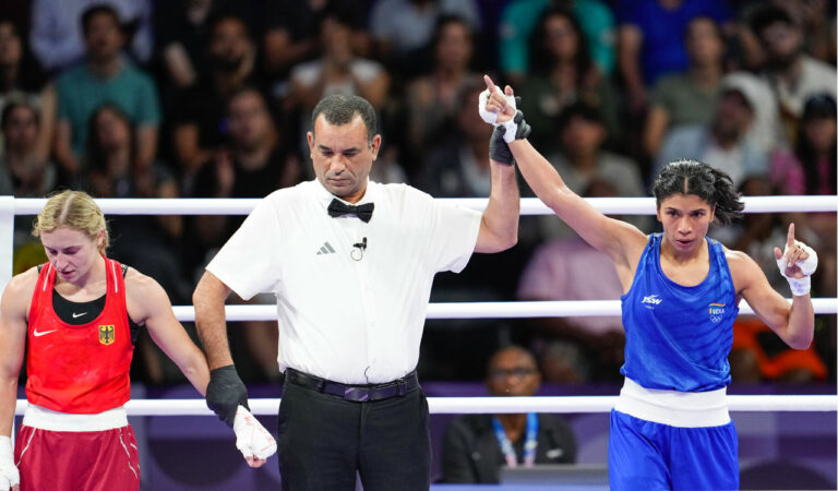India's Nikhat Zareen beats Germany's Maxi Carina Kloetzer in opening round