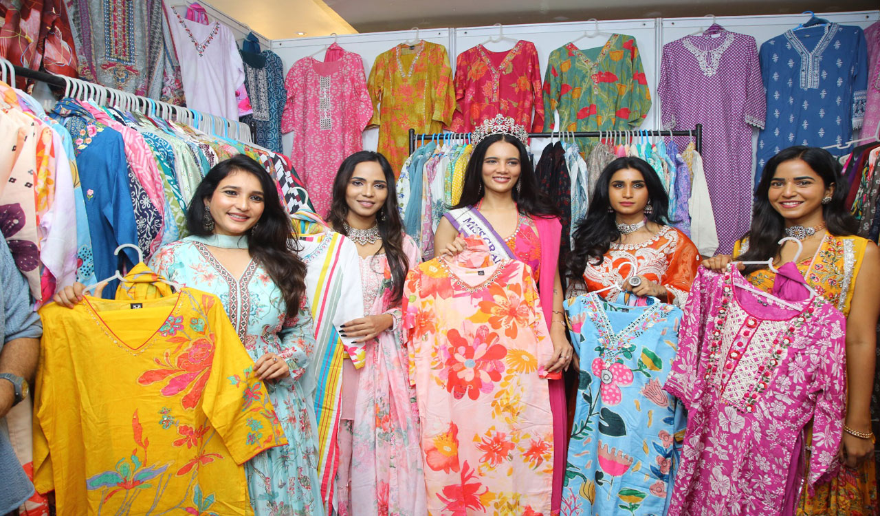 Hyderabad: Miss Grand India Praachi Nagpal inaugurates ‘Sutraa’ exhibition at Taj Krishna
