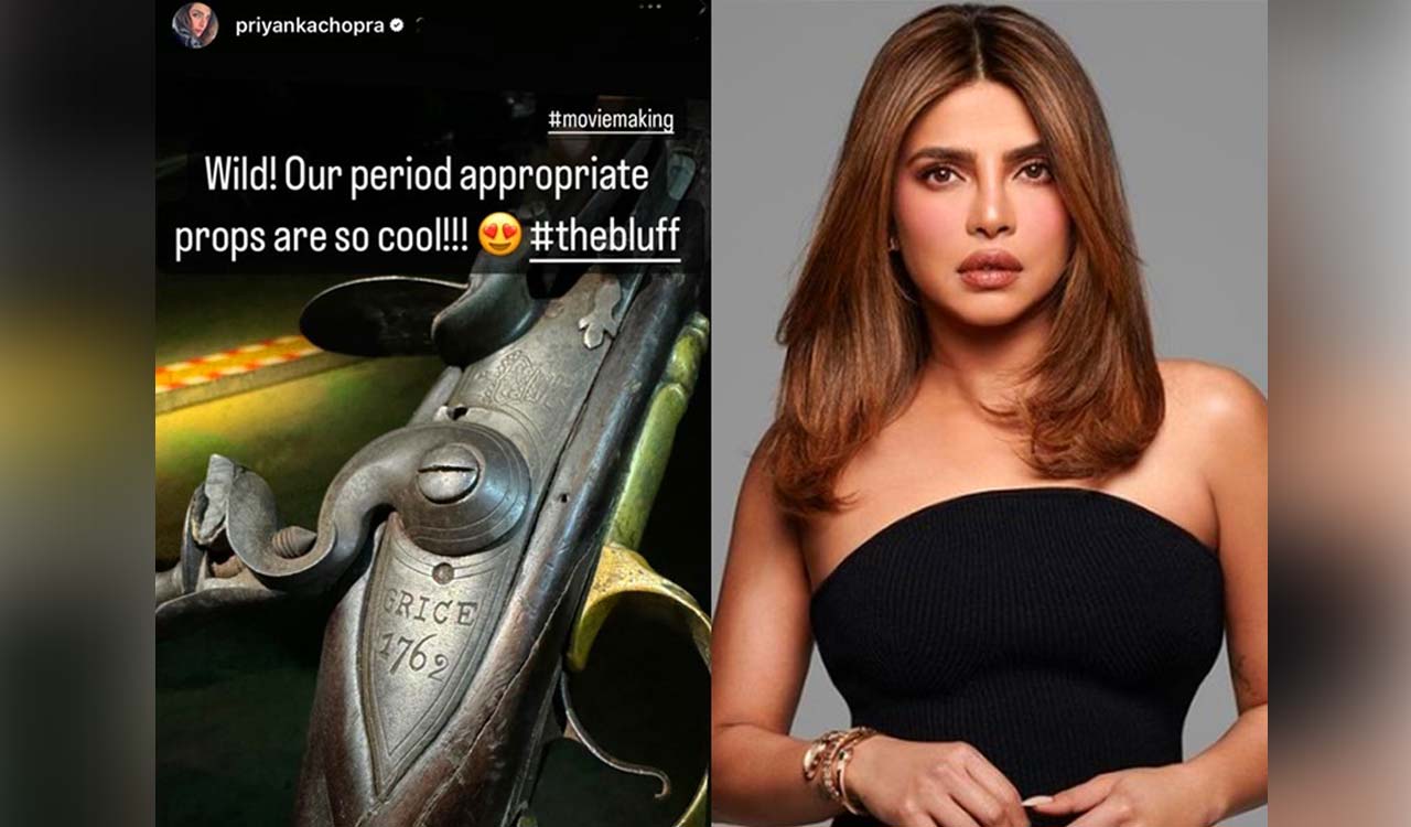 Priyanka Chopra excited about ‘wild’ prop for period drama ‘The Bluff’