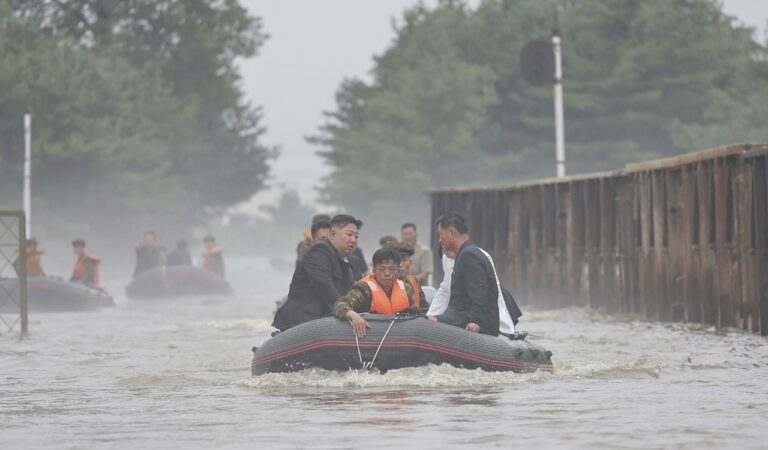 North Korea rain