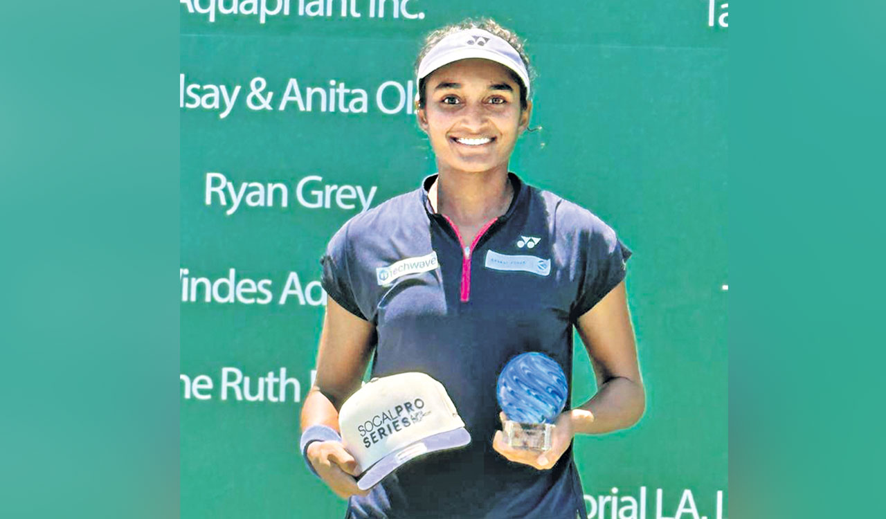Telangana’s Sahaja wins W15 SoCal Pro Series in Los Angeles