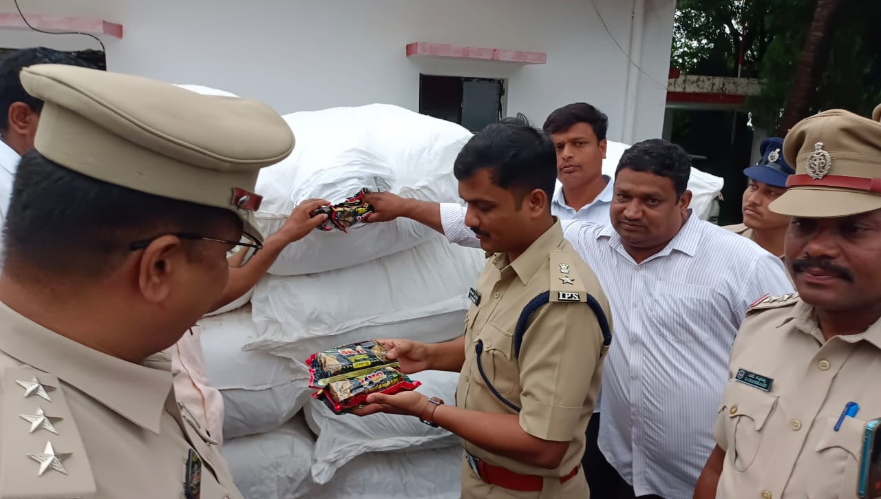Sangareddy police seize gutkha, pan masala worth Rs.34.94 lakh