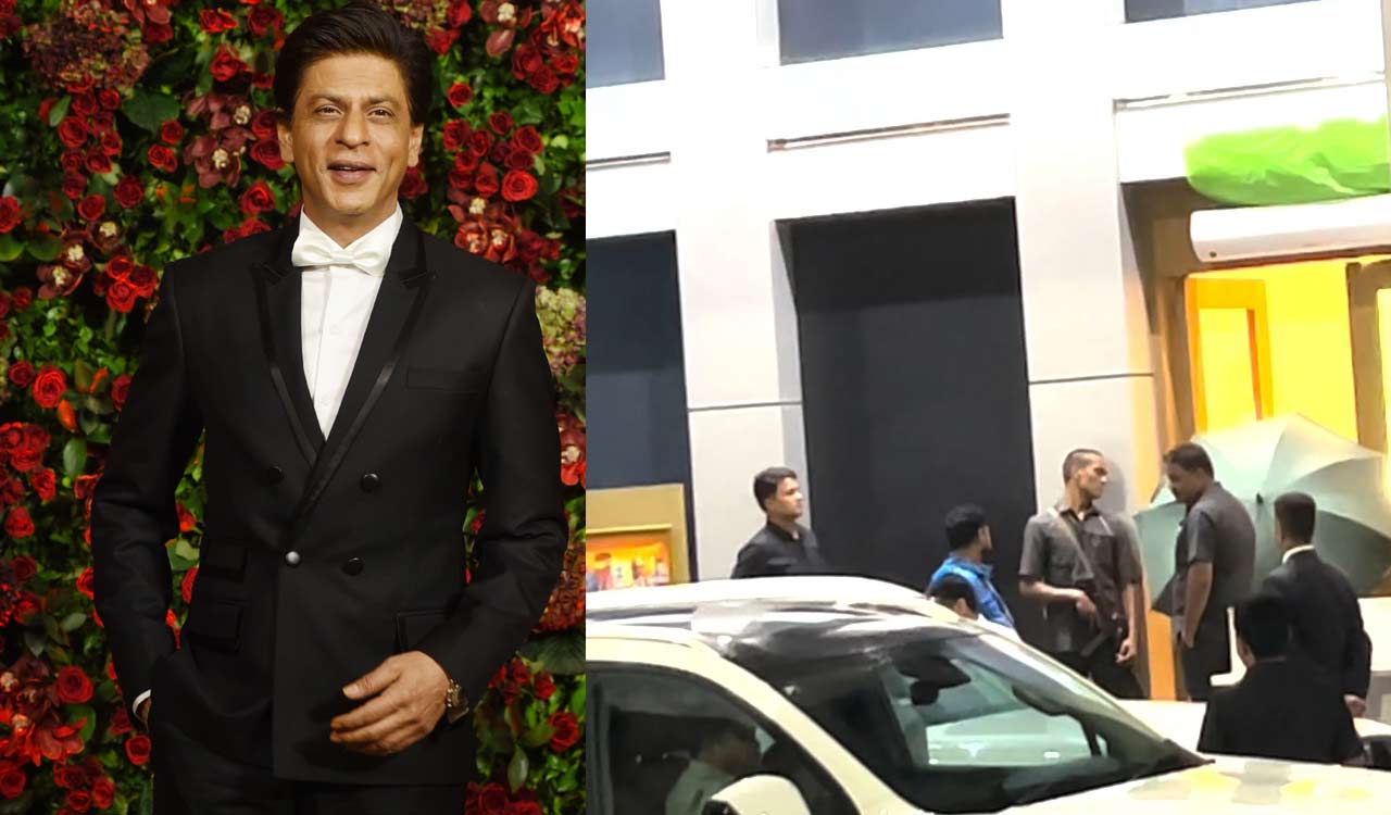 Shah Rukh Khan arrives in Mumbai for Anant-Radhika Wedding