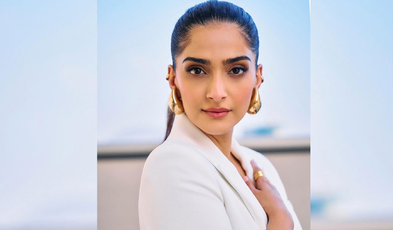 Sonam Kapoor ponders over creative Indian English phrases-Telangana Today