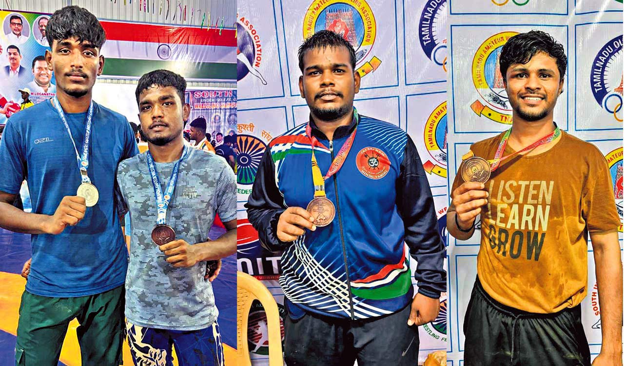 Hyderabad wrestlers shine in nationals