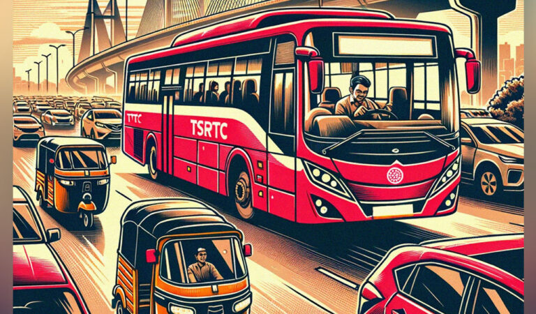 Unable to drive the vehicle, the driver stalled the bus on the road and refused to go ahead until a few passengers got down from the bus.