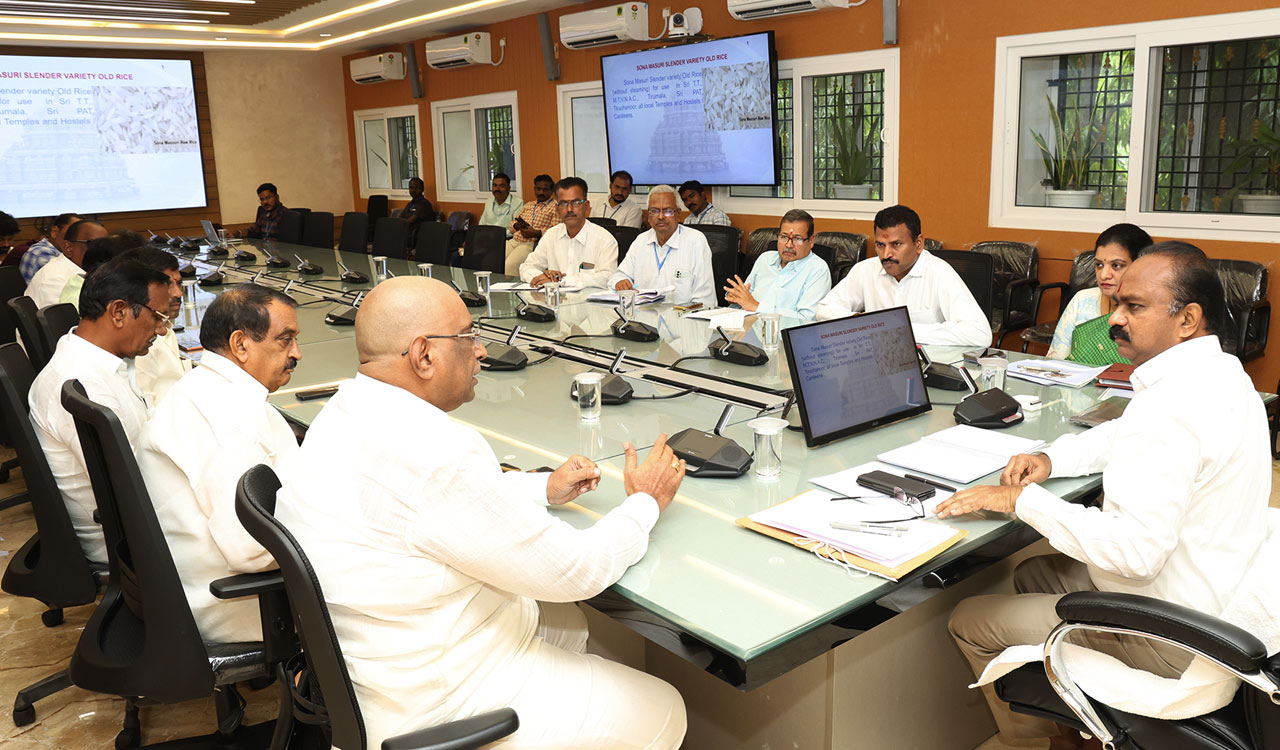 TTD looks to enhance quality of rice for Annaprasadam