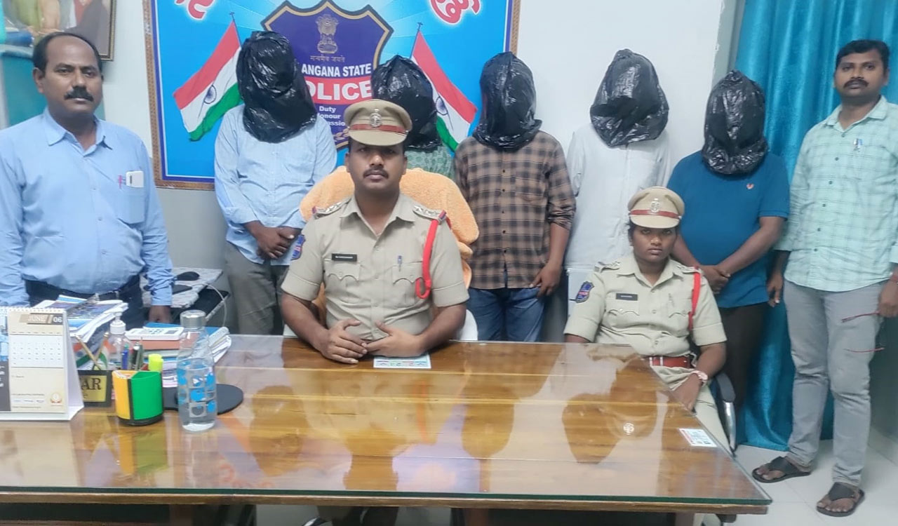 Kothagudem police arrests five fake journalists