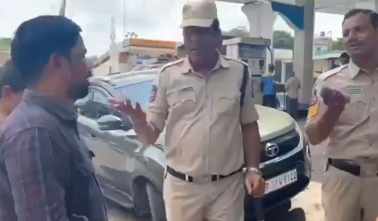 Tough time for Hyderabad public due to police checks at Nampally