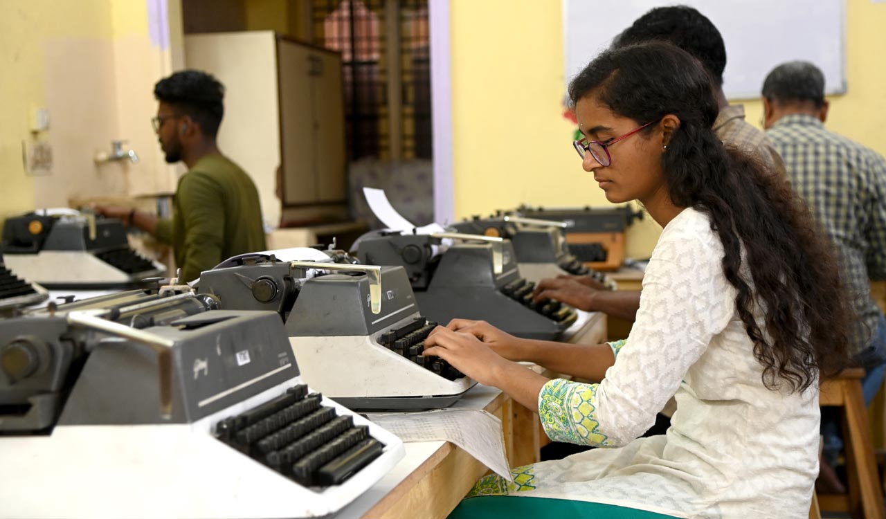 Telangana: Proposal sent to cease exams for manual typewriting course Telangana: Proposal sent to cease exams for manual typewriting course
