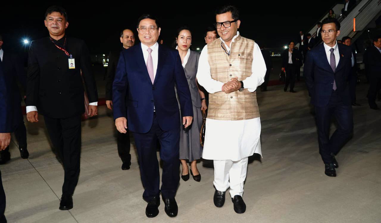 Vietnam PM Pham Minh Chinh arrives in New Delhi for three-day state visit
