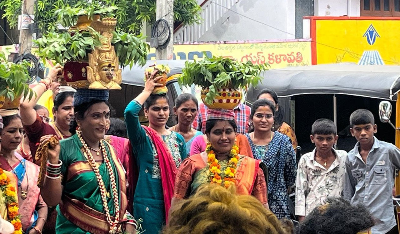 Bonalu festival celebrated in Mancherial