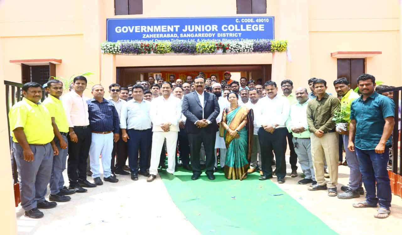 Deccan Tollways builds 6 new classrooms in govt junior college Zaheerabad
