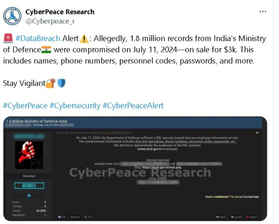 Data breach in a website and how it can be prevented