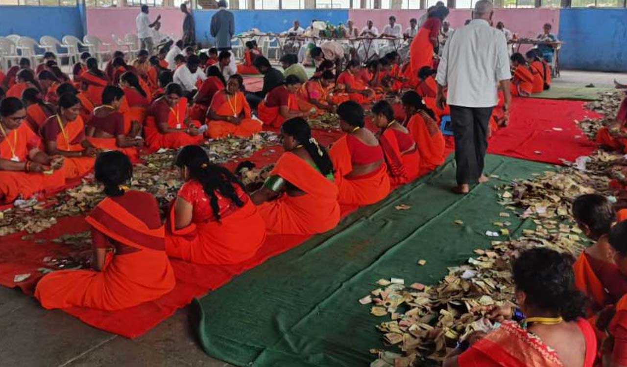 Medak: Edupayala temple earns Rs.50 lakh hundi collection in 70 days