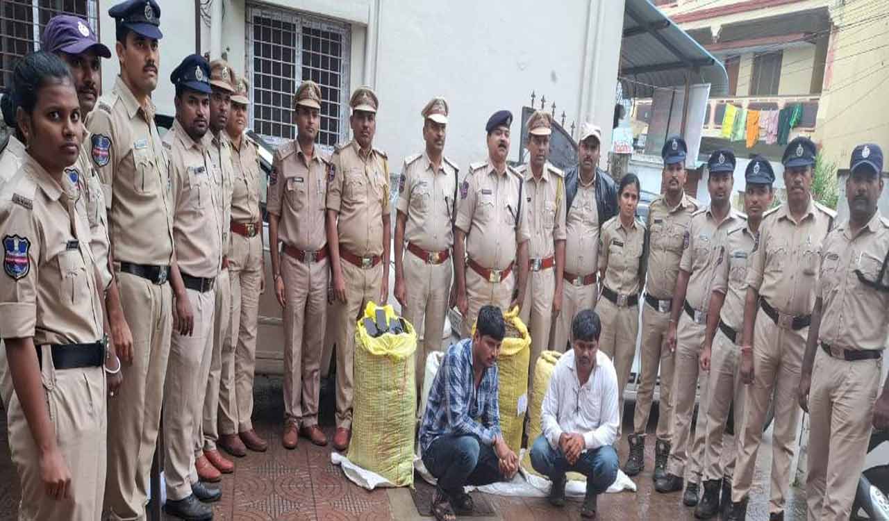 Excise officials seize 115 kg of ganja in Sangareddy