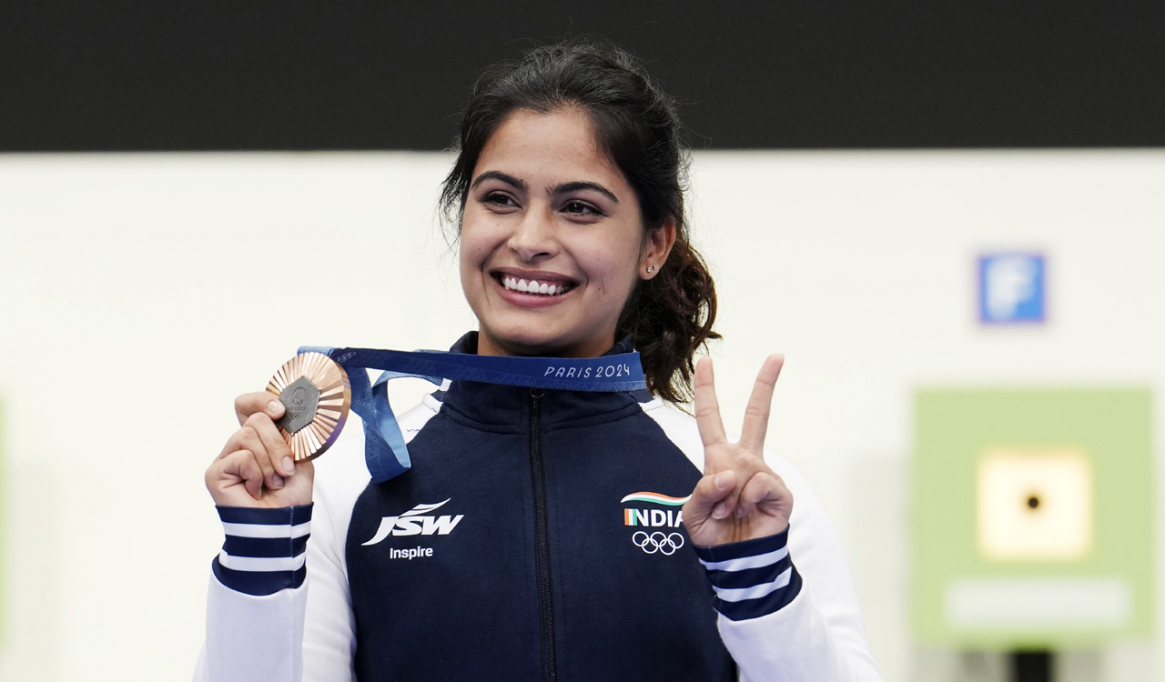 Paris Olympics: Shooter Manu Bhaker wins India’s first medal with bronze in air pistol